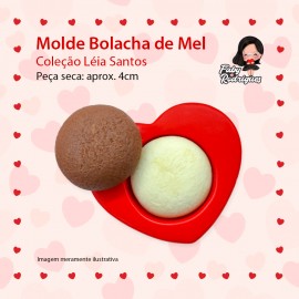 Molde de silicone Bolacha de Mel - Léia Santos