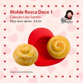 Molde de silicone Rosca Doce 1 - Léia Santos