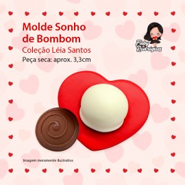 Molde de silicone Sonho de Bombom - Léia Santos