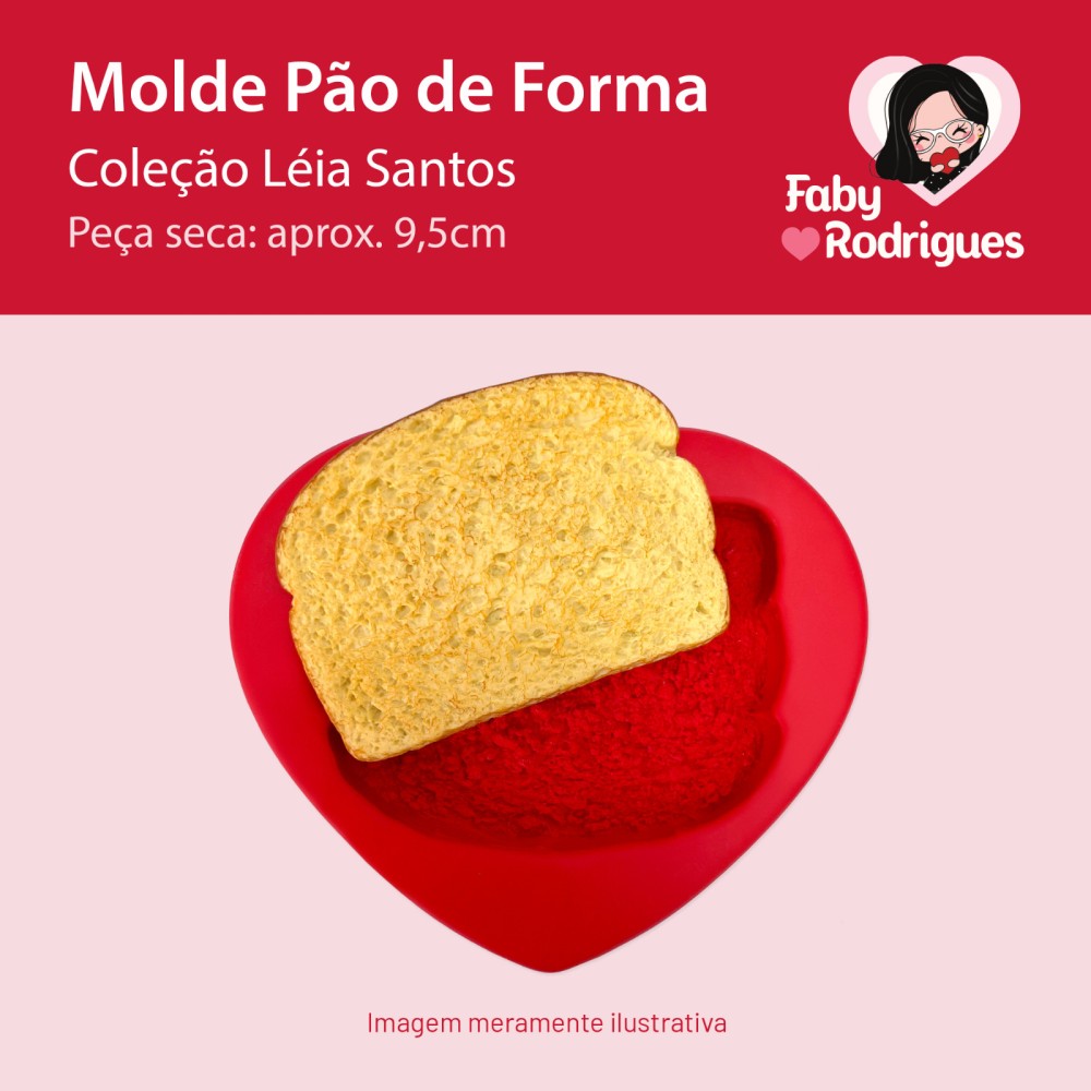 Molde de Silicone Pão de Forma - Léia Santos
