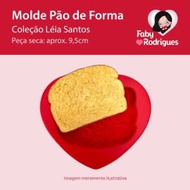 Molde de Silicone Pão de Forma - Léia Santos