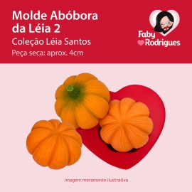 Molde de Silicone Abobora da Leia 2- Léia Santos