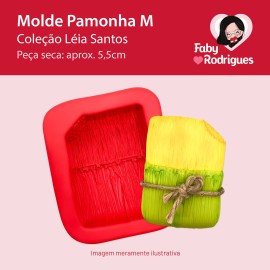Molde de Silicone Pamonha M - Léia Santos
