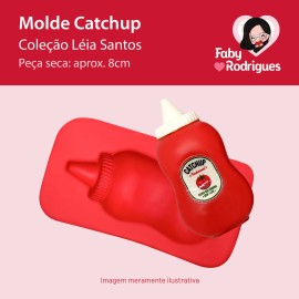 Molde de Silicone Catchup - Léia Santos