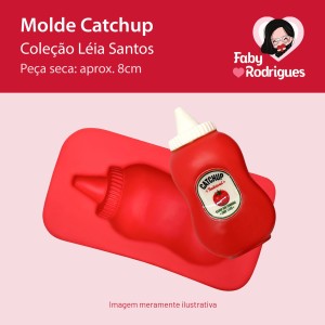 Molde de Silicone Catchup - Léia Santos