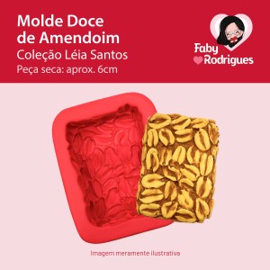 Molde de Silicone Doce de Amendoim - Léia Santos
