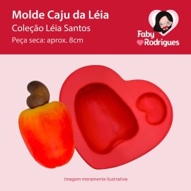 Molde de Silicone Caju da Leia - Léia Santos