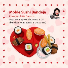 Molde Sushi Bandeja