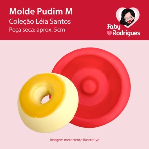 Molde de Silicone Pudim M - Léia Santos