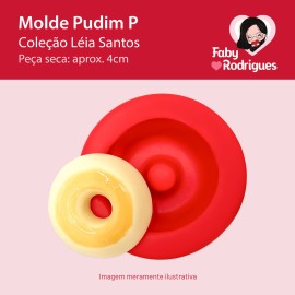 Molde de Silicone Pudim P - Léia Santos