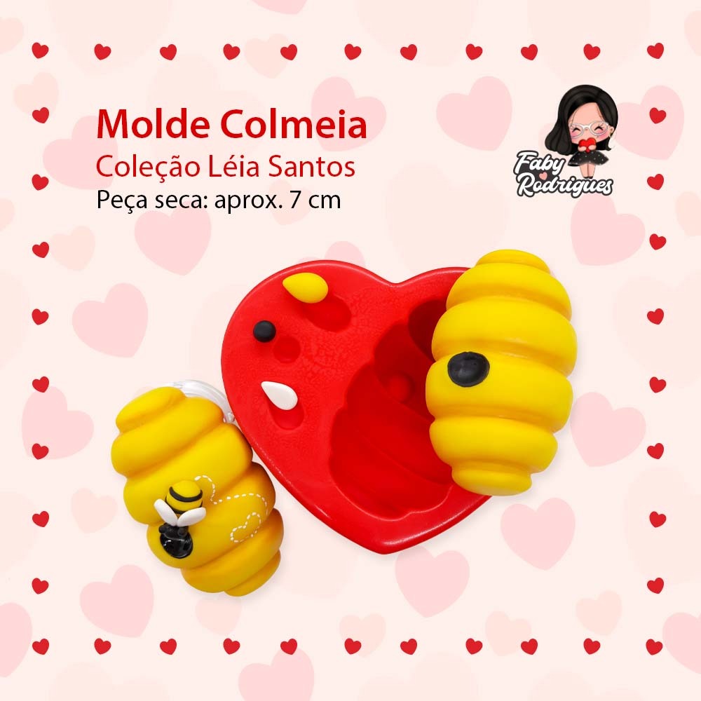 Molde de Silicone Colmeia - Leia