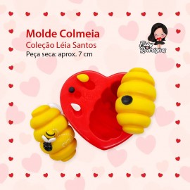 Molde de Silicone Colmeia - Leia