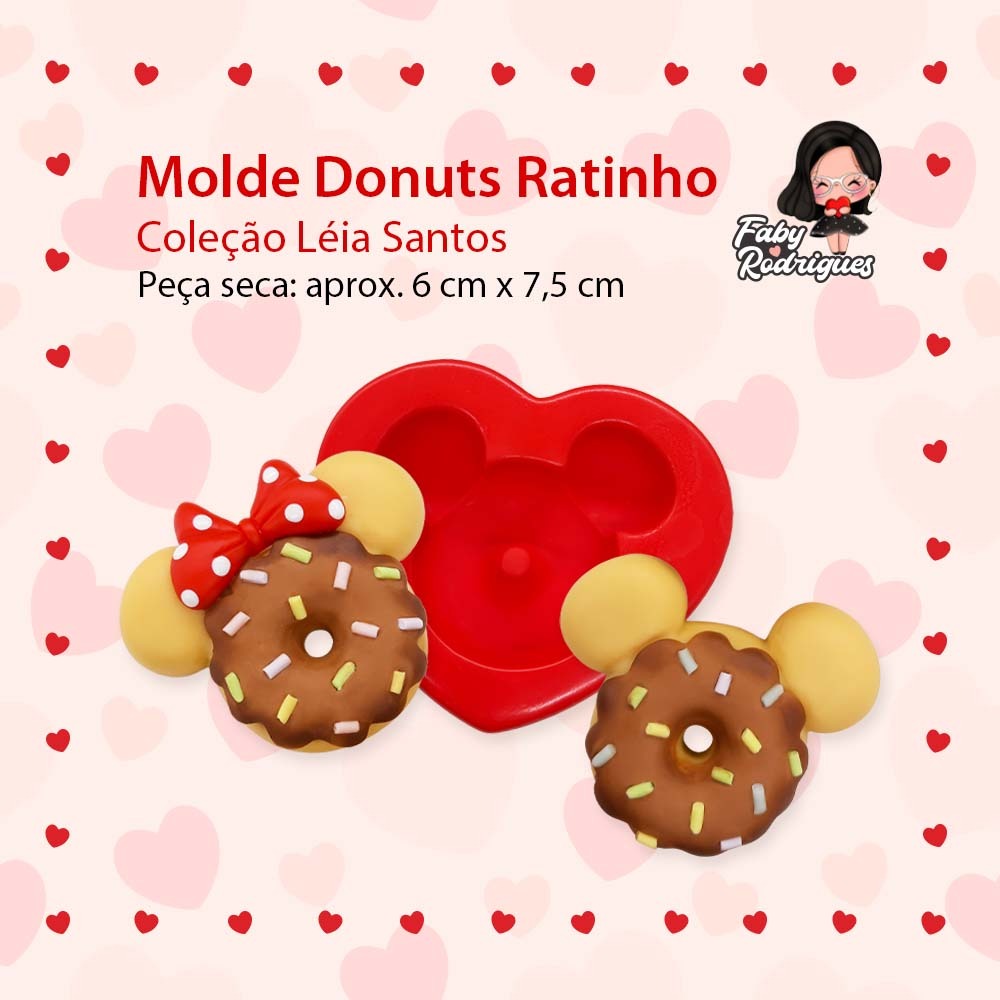 Molde Donuts Ratinho