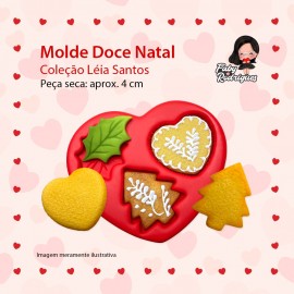 Molde De Silicone Doce Natal - Leia