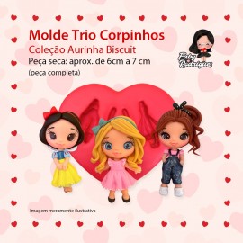 Molde De Silicone Trio Corpinhos - Aurinha