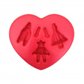 Molde De Silicone Trio Corpinhos - Aurinha