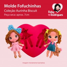 Molde De Silicone Fofuchinhas - Aurinha