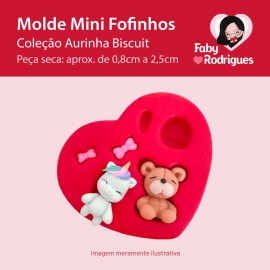 Molde De Silicone Mini Fofinhos - Aurinha