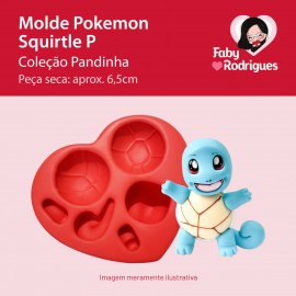 Molde de Silicone Pokemon Squirtle P - Pandinha