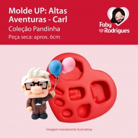 Molde de Silicone Up: Altas Aventuras - Carl - Pandinha