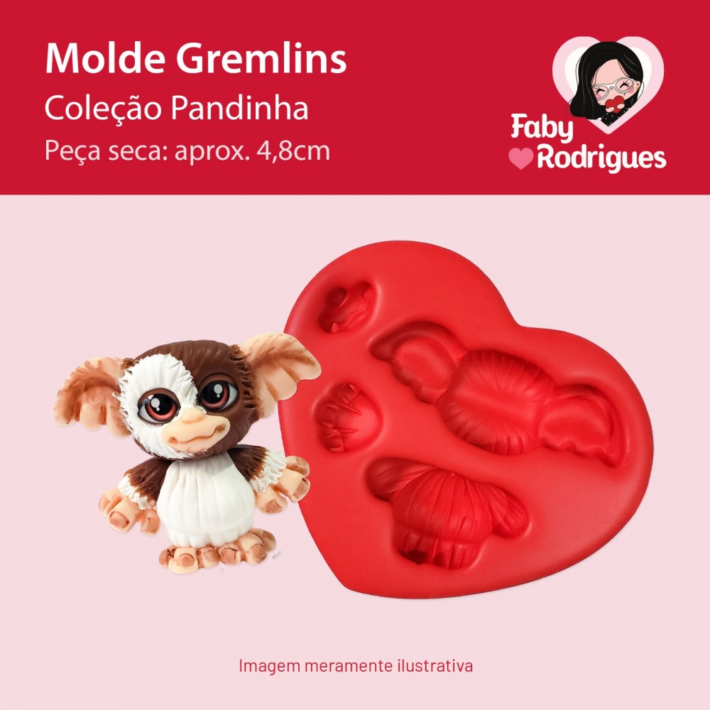 Molde de Silicone Gremlins - Pandinha