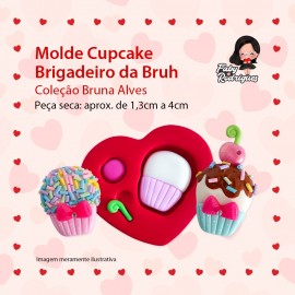 Molde De Silicone Cupcake Brigadeiro da Bruh - Bruna