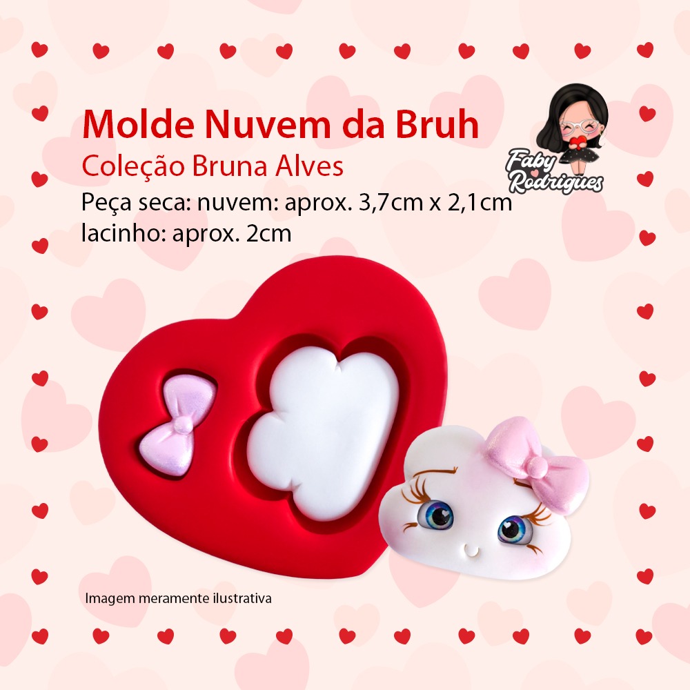 Molde De Silicone Nuvem da Bruh - Bruna