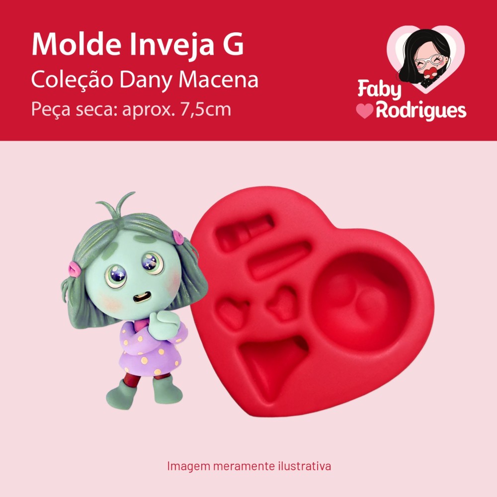 Molde de Silicone Inveja G - Dany Biscuit