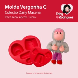 Molde de Silicone Vergonha G - Dany Biscuit