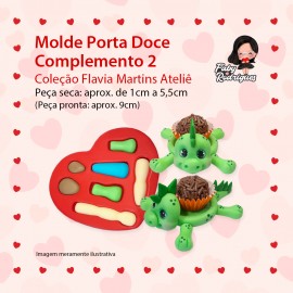 Molde de silicone Porta Doce Complemento 2 - Flavia Martins