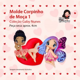 Molde de silicone Corpinho de Moça 1 - Gaby Nunes