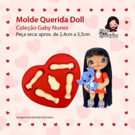 Molde de silicone Querida Doll - Gaby Nunes