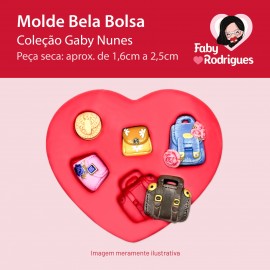 Molde de silicone Bela Bolsa - Gaby Nunes