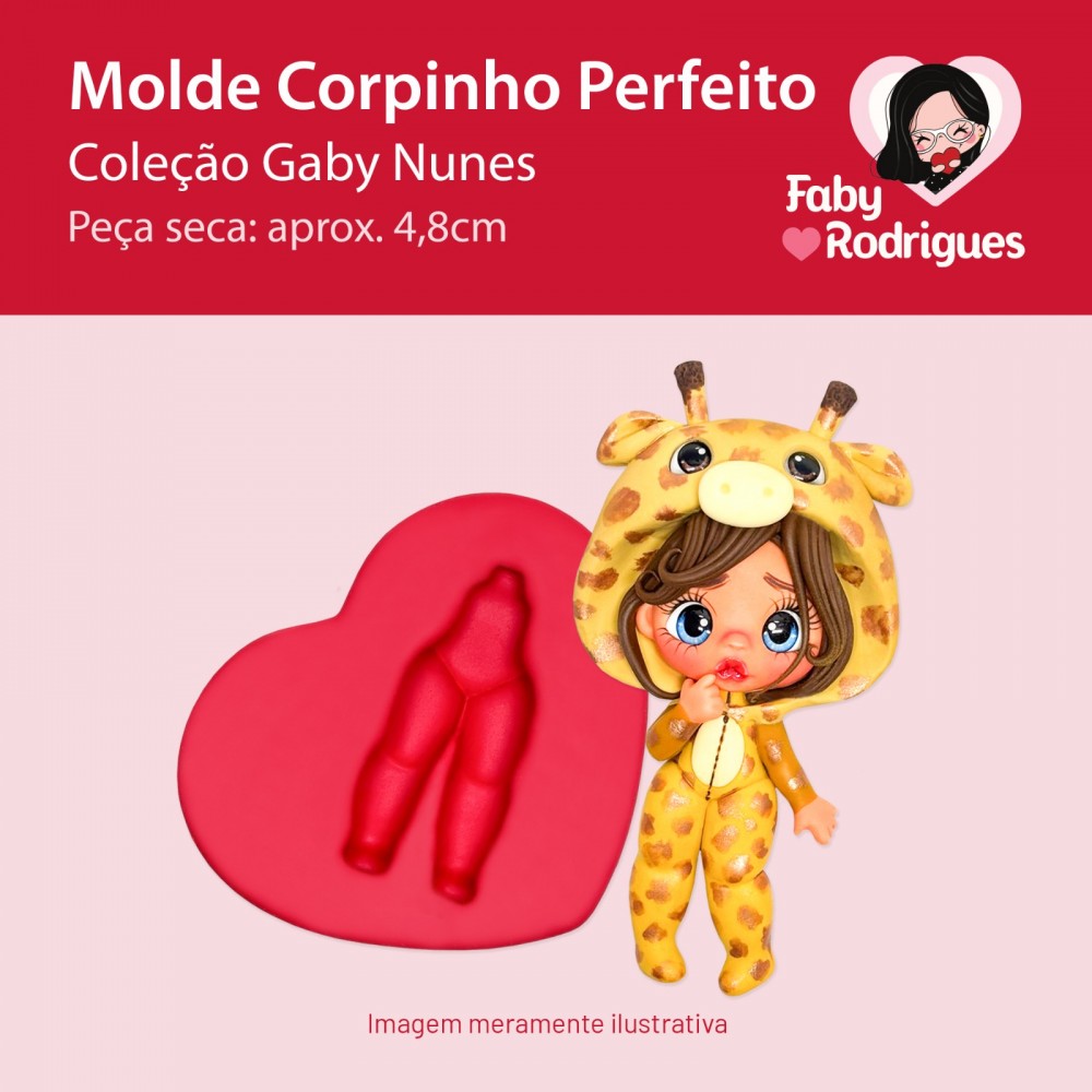 Molde de silicone Corpinho Perfeito - Gaby Nunes