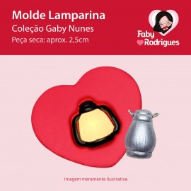 Molde de silicone Lamparina - Gaby Nunes