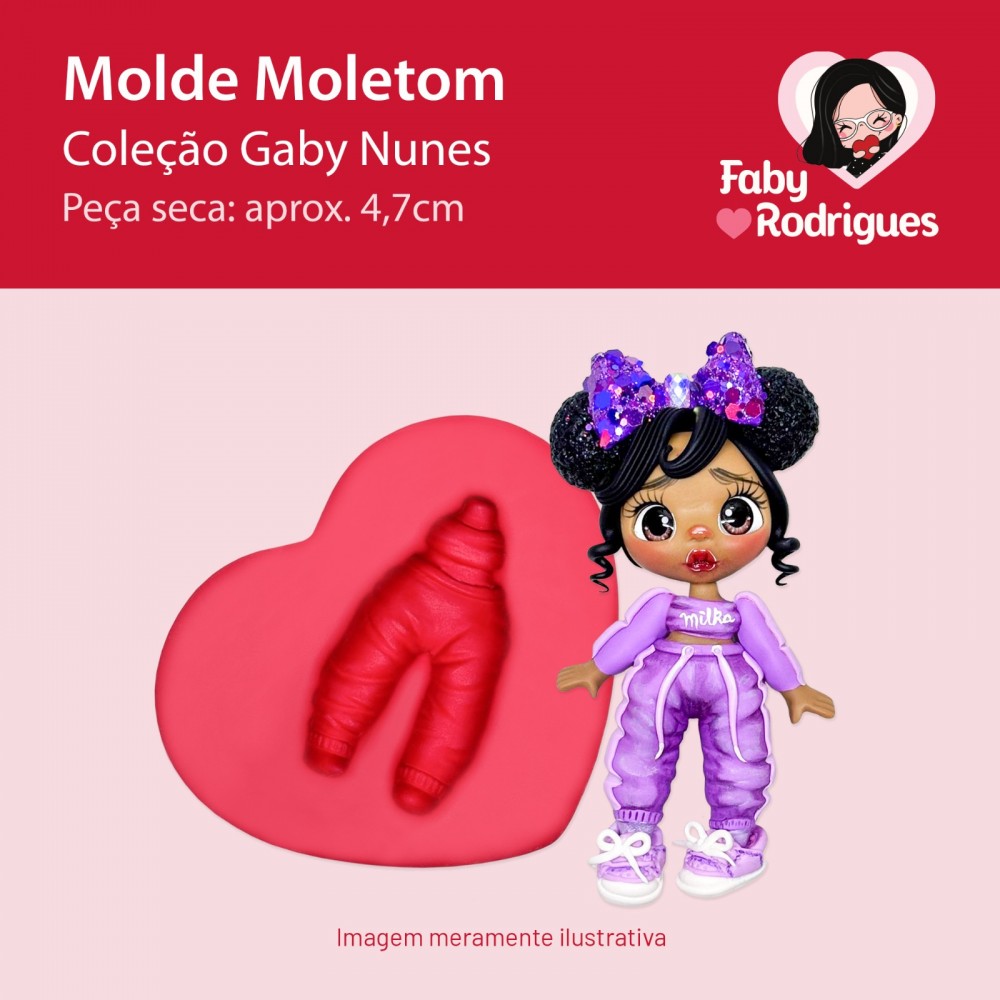 Molde de silicone Moletom - Gaby Nunes