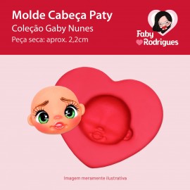 Molde de silicone Cabeça Paty - Gaby Nunes
