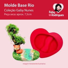 Molde de silicone Base Rio - Gaby Nunes Molde de silicone Base Rio - Gaby Nunes