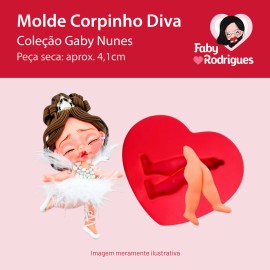 Molde de silicone Corpinho Diva - Gaby Nunes