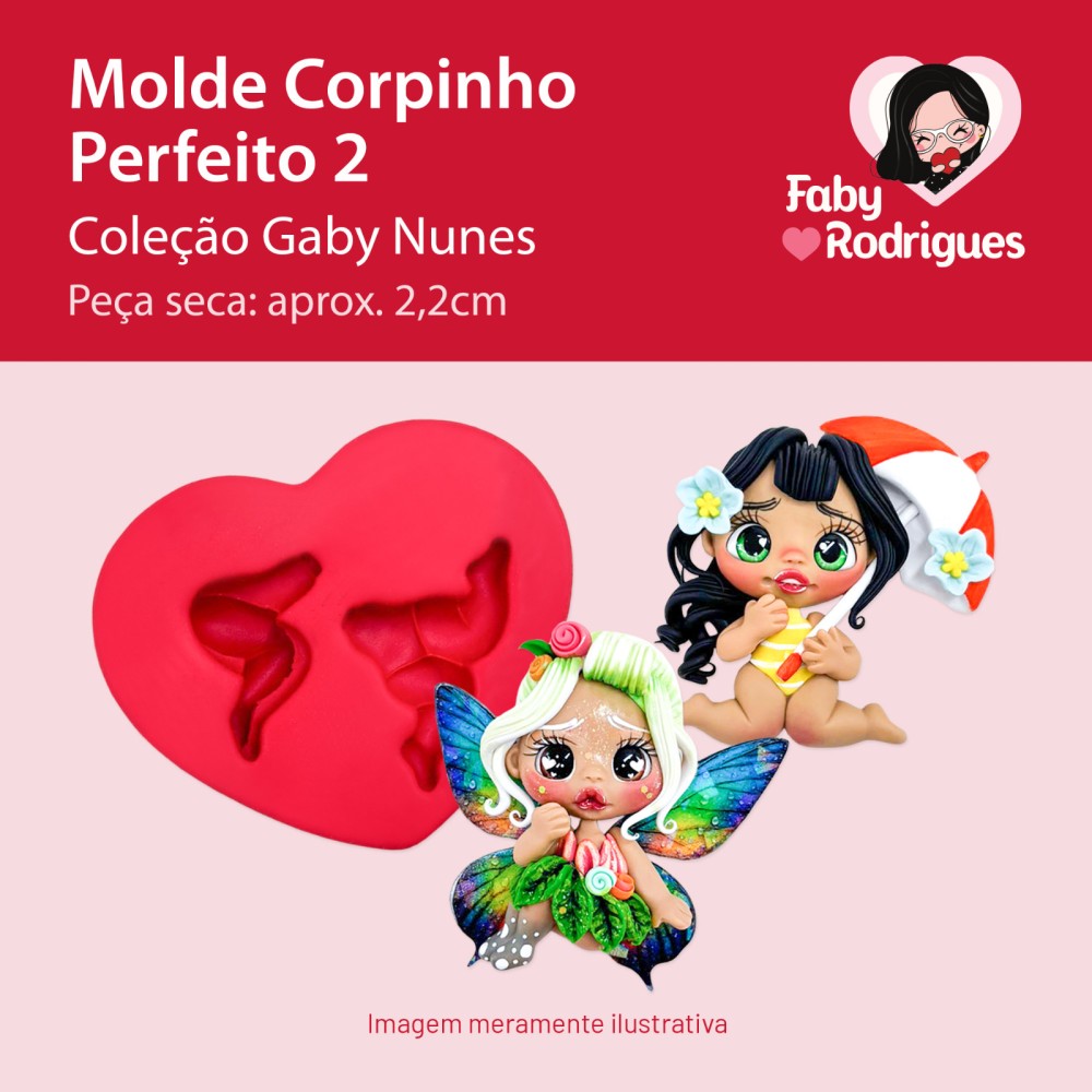Molde de silicone Corpinho Perfeito 2 - Gaby Nunes
