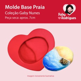 Molde de silicone Base Praia - Gaby Nunes