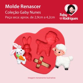 Molde de silicone Renascer - Gaby Nunes