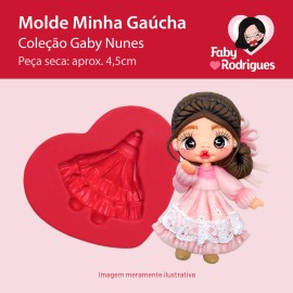 Molde de silicone Minha Gaúcha - Gaby Nunes
