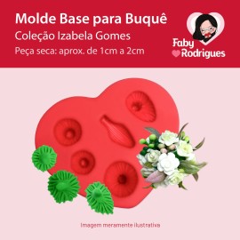 Molde de Silicone Base para Buquê - Izabela Gomes