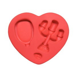 Molde de Silicone Acessórios Bela 2 - Jamille Cristina