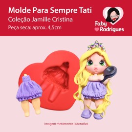 Molde de Silicone Para Sempre Tati - Jamille Cristina