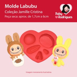 Molde de Silicone Labubu - Jamille Cristina