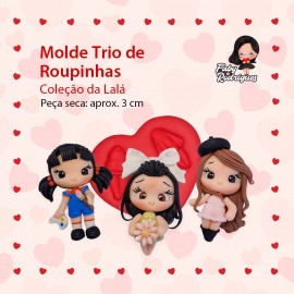 Molde Trio De Roupinhas