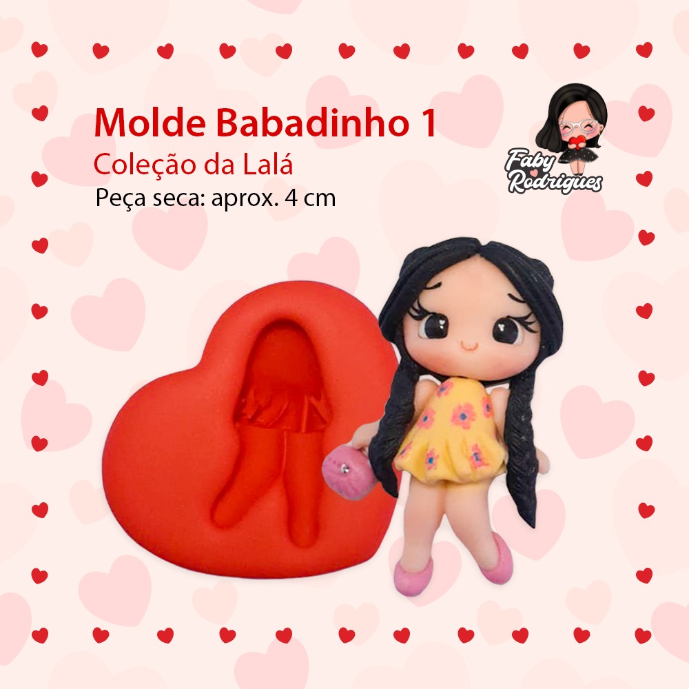 Molde de Silicone Babadinho 1 - Lalá