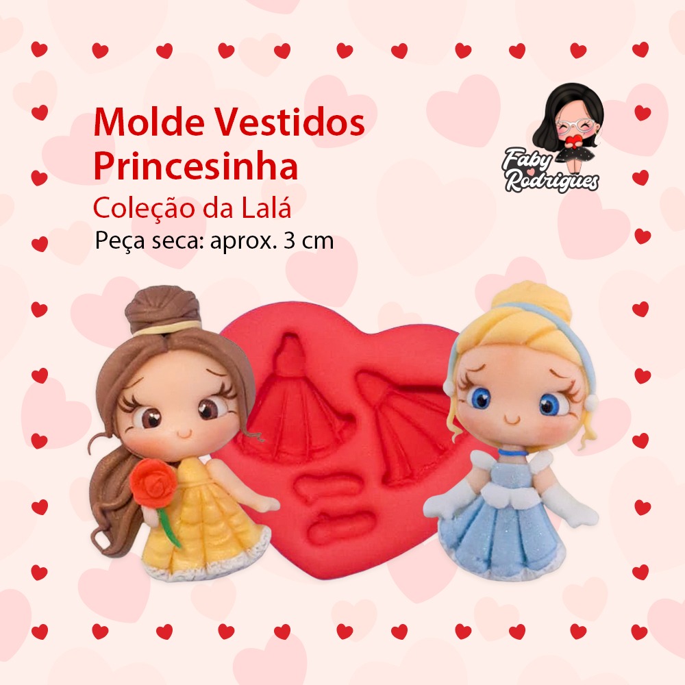 Molde Vestidos Princesinha